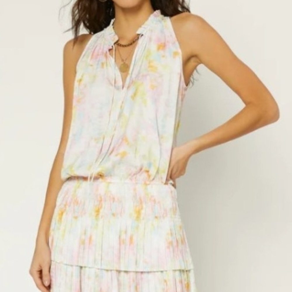 Current Air Colorful Sleeveless Mini  Dress